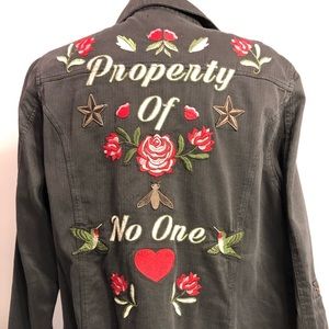 Torrid: Property of No One military jacket, size 0